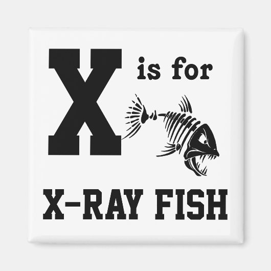 X線魚 マグネット (正面)
