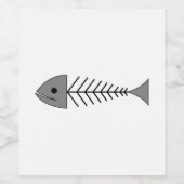 X線魚 ワインラベル (シングルラベル)