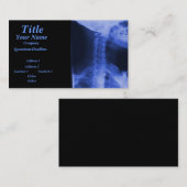 X線2 – 電磁ブルー 名刺 (正面/裏面)