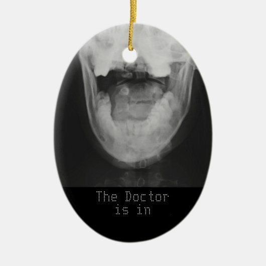 X線3 セラミックオーナメント (正面)