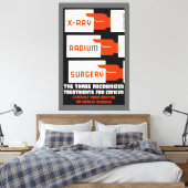 X線、ラジウム、手術 キャンバスプリント (インサイチュ (寝室))