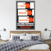 X線、ラジウム、手術 キャンバスプリント (インサイチュ (寝室))