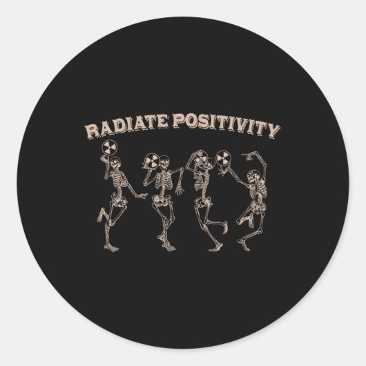 X線Ct素晴らしいTech Radiology Radiate-positive Nurs ラウンドシール (正面)