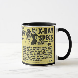 X線Specs! 見通して下さい衣服(種類の)を マグカップ