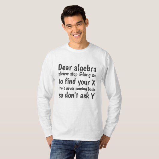 X親愛をストップ頼代数で探せ Tシャツ (正面フル)