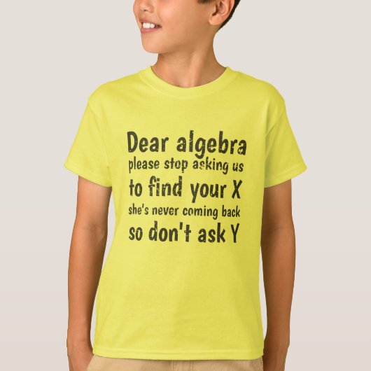 X親愛をストップ頼代数で探せ Tシャツ (正面)