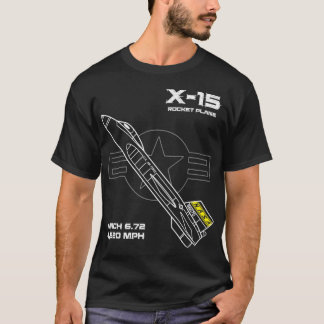 X15ロケット飛行機 Tシャツ