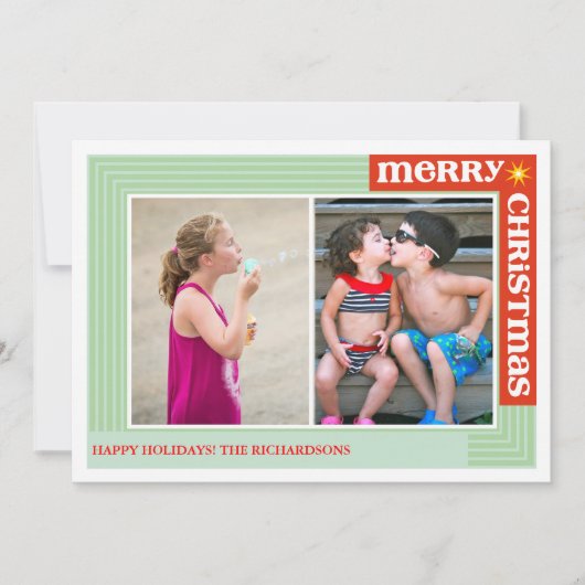 x2のまわりでメリー シーズンカード (正面)