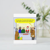 x27サンタがあなたの家の漫画に侵入した シーズンポストカード (スタンド正面)