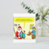 x48サンタはルドルフを医者に連れて行く – 漫画 シーズンポストカード (スタンド正面)