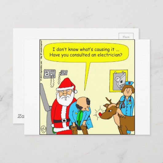 x48電気技師の漫画を参照する ポストカード (正面/裏面)