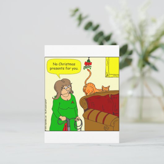 x55 Catお尻ミスタントクリスマスマンガ シーズンポストカード (スタンド正面)