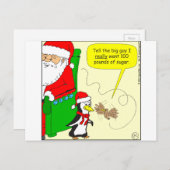 x61クリスマスハミングバードマンガ シーズンポストカード (正面/裏面)