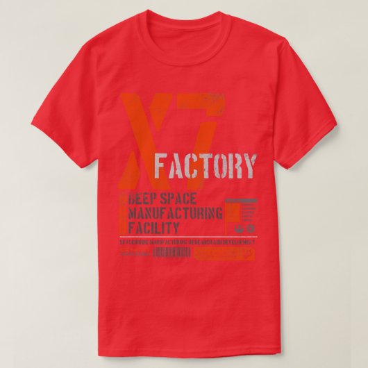 X7ファクトリーステーション Tシャツ (デザイン正面)