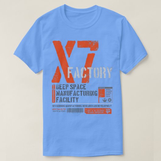 X7ファクトリーステーション Tシャツ (デザイン正面)