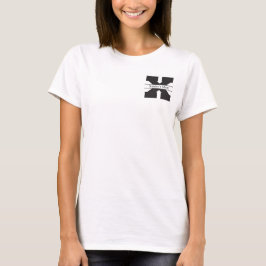 「X」で始まる名前に誇りを持つサッカーママ 赤 Tシャツ
