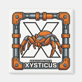 X は Xysticus (カニバチ蛛) の字 – GTAスタイルABC マグネット