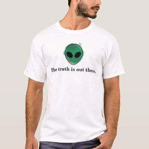 X-ファイルのエイリアンは真実Tシャツそこにあります Tシャツ