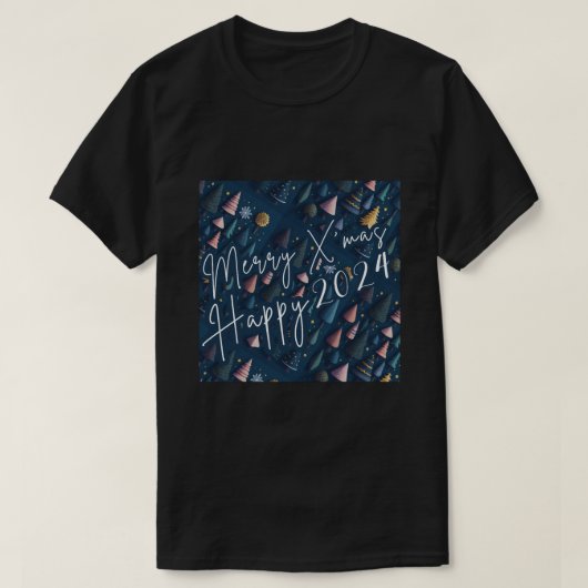 X&メリーamp;39;mas, Happy 2024クラシックTシャツ Tシャツ (デザイン正面)