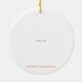 X.旅程：中世の光 セラミックオーナメント (裏面)