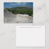 X.旅程:古代ギリシャからの挨拶! ノートカード (正面/裏面)