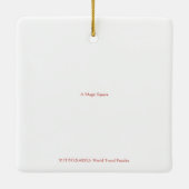 X.旅程：魔法広場 セラミックオーナメント (裏面)