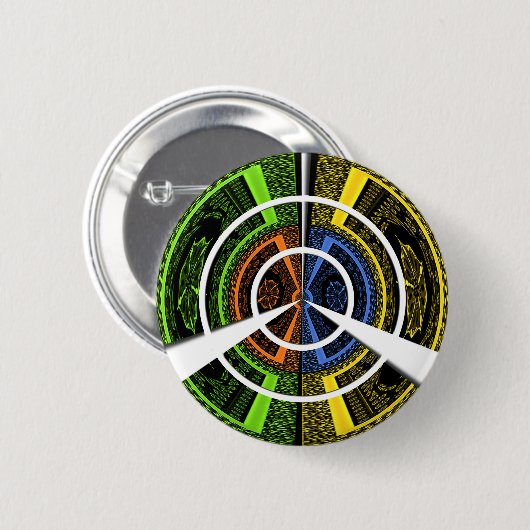 X 缶バッジ (正面&裏面)