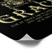 X – 罪人バイグレース救クリスチャン信仰バイバイク ポスター (角)