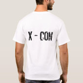 X -詐欺 Tシャツ (裏面)