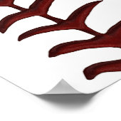 X 12パーソナライズされたインチの野球用ポスターバナー36 ポスター (角)