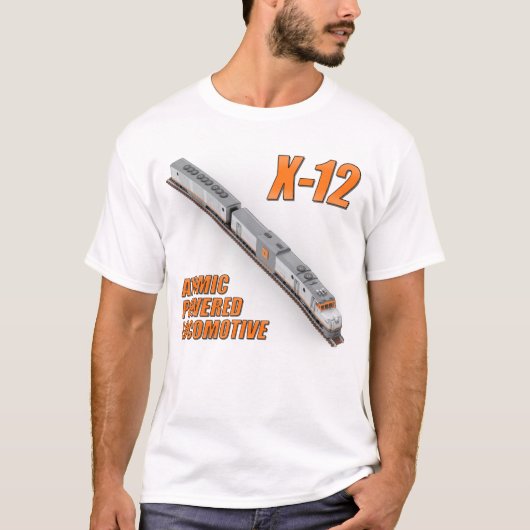 X-12 原子力機関車 Tシャツ (正面)