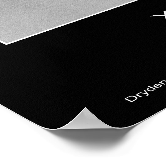 X-15はキャプティブフライトでB-52に合わせた – NASA ポスター (角)