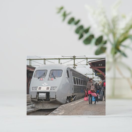 X - 2000 at Sundsvall旅客列車のスピードを上げる ポストカード (スタンド正面)