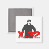 x-32 マグネット (正面/裏面)