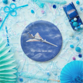 X-59低ブーム超音速ジェット機 ペーパープレート (パーティー)