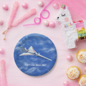 X-59低ブーム超音速ジェット機 ペーパープレート (パーティー)