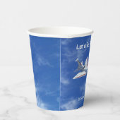 X-59低ブーム超音速ジェット機 紙コップ (右)