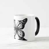 X Alphabet black butterfly モーフィングマグカップ (正面右)