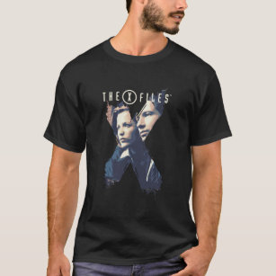 X-Files MulderおよびScully Xエージェント Tシャツ