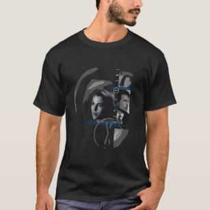 X-Files Mulder Scully鍵アート Tシャツ