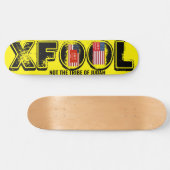 X FOOL スケートボード (横)