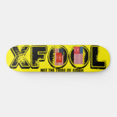 X FOOL スケートボード (横)