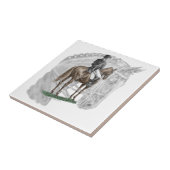 X-Haltソリュートドレッセージホース タイル (側面)