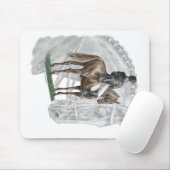 X-Haltソリュートドレッセージホース マウスパッド (マウス)