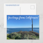 X.ITINERARIES：カリフォルニアからの挨拶 ポストカード (正面/裏面)