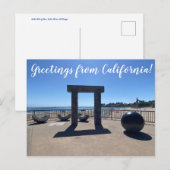 X.ITINERARIES：カリフォルニアのはがきからの挨拶 ポストカード (正面/裏面)
