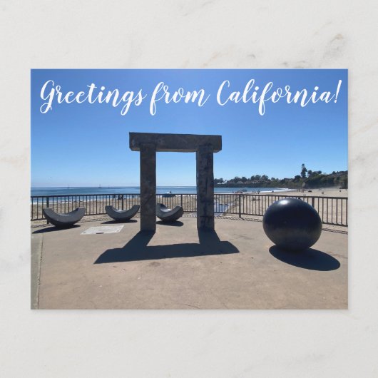 X.ITINERARIES：カリフォルニアのはがきからの挨拶 ポストカード (正面)