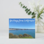 X.ITINERARIES：カリフォルニアのはがきからの挨拶 ポストカード (スタンド正面)