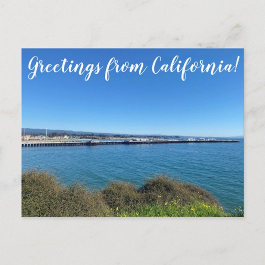 X.ITINERARIES：カリフォルニアのはがきからの挨拶 ポストカード (正面)
