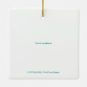 X.ITINERARIES:ムーア方式のテッセレーション セラミックオーナメント (裏面)